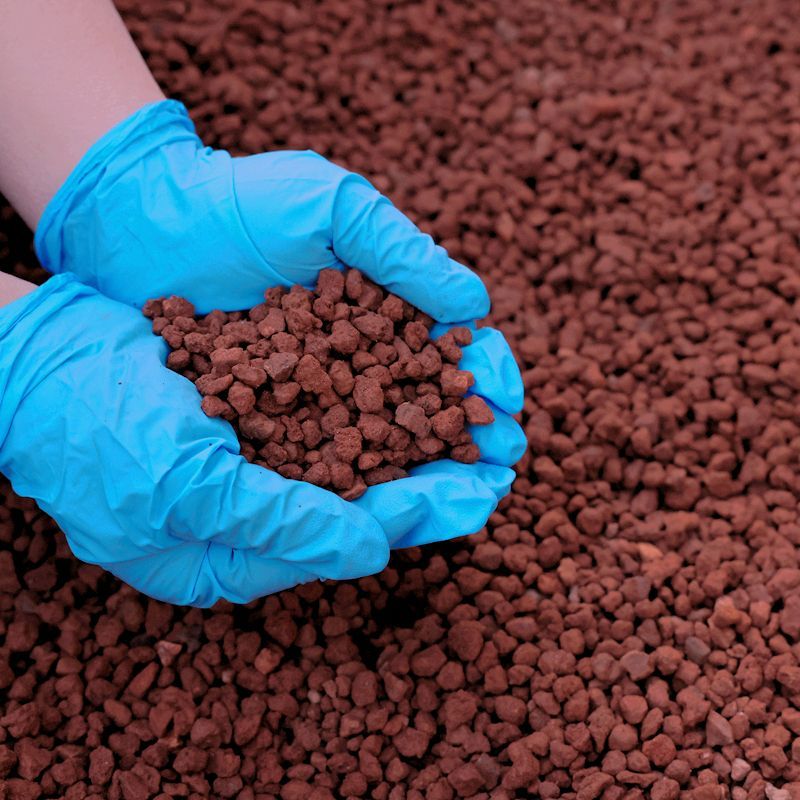 Fish Tank Filter Aquarium - 1kg de substrato de rocha vulcânica