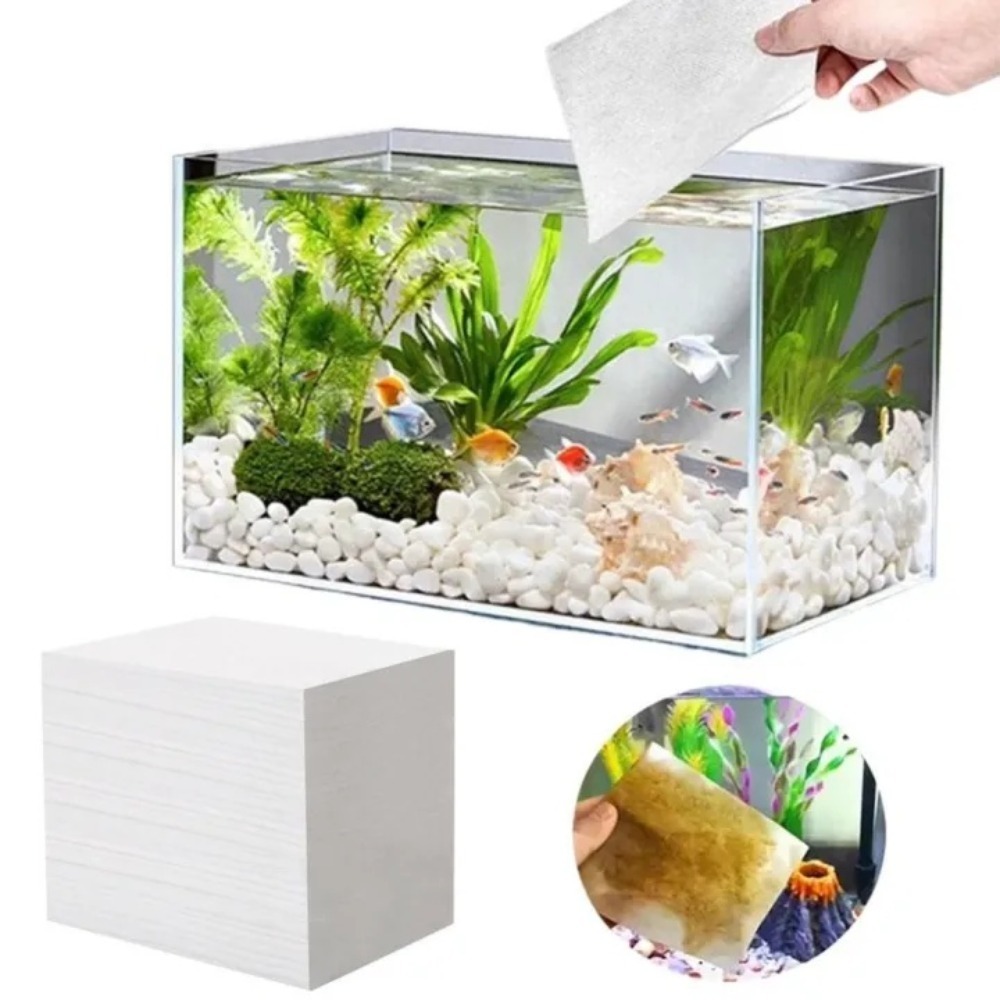 Aquarium Fish Yellow - 50 Peças de Papel Absorvente Multifuncional