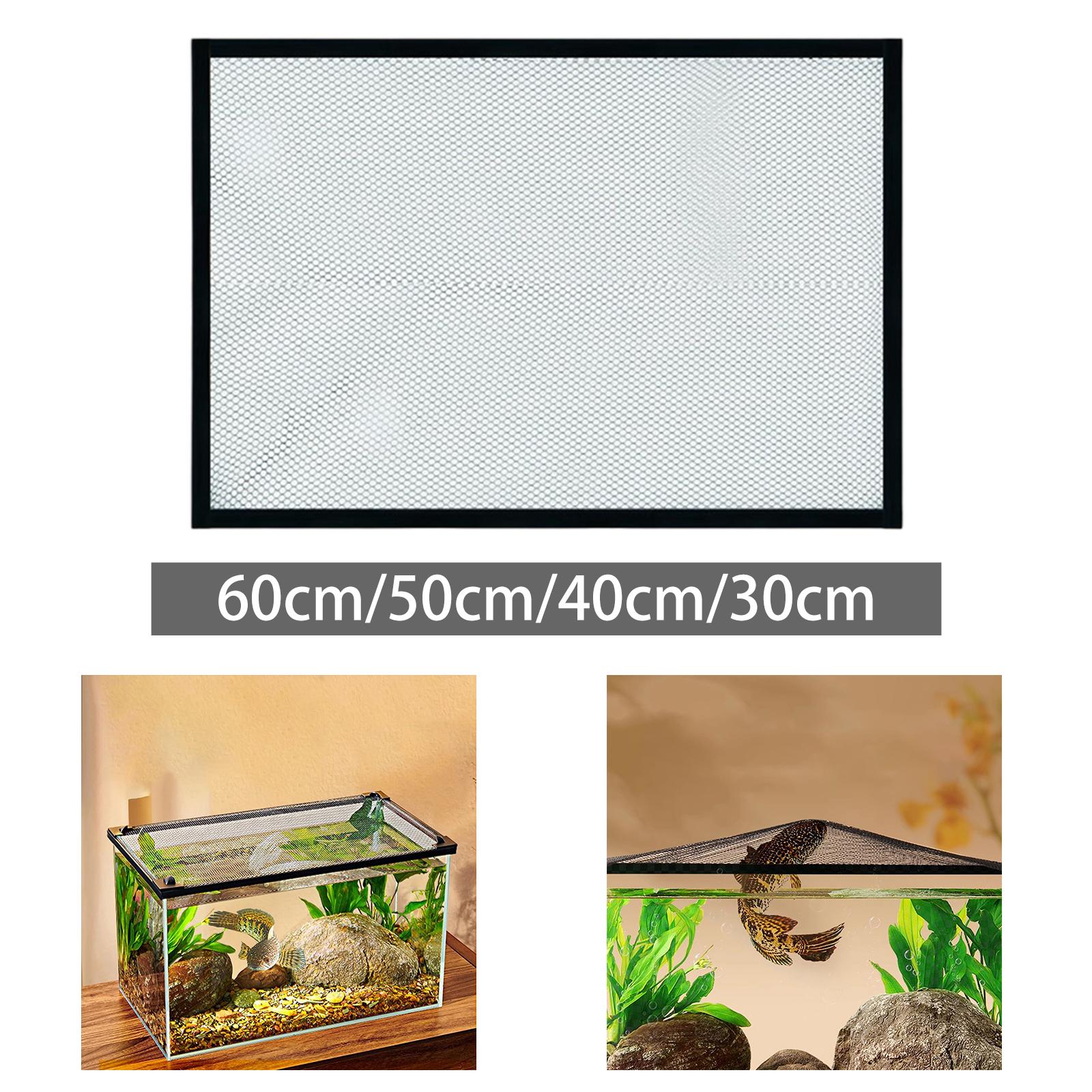 Aquarium Fish Jump Guard - Tela do aquário capa superior magnética