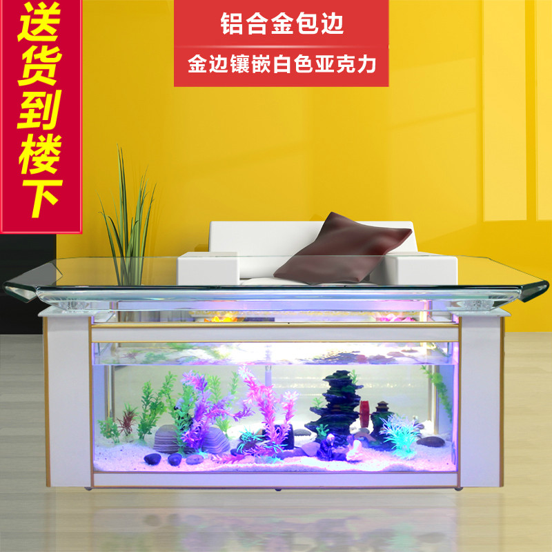 Aquarium Goldfish - Mesa de centro aquário ecológica Xihao,