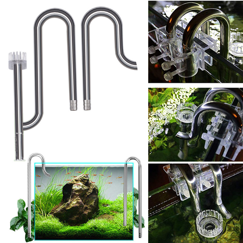 Aquarium Fish Tank Price - Aço inoxidável Inflow Outflow Filtro para