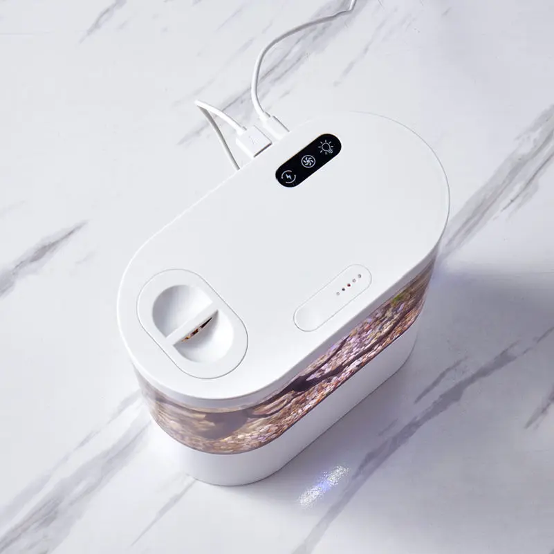 Aquário de mesa USB mini com b - Aquarium Goldfish avaliação e preço