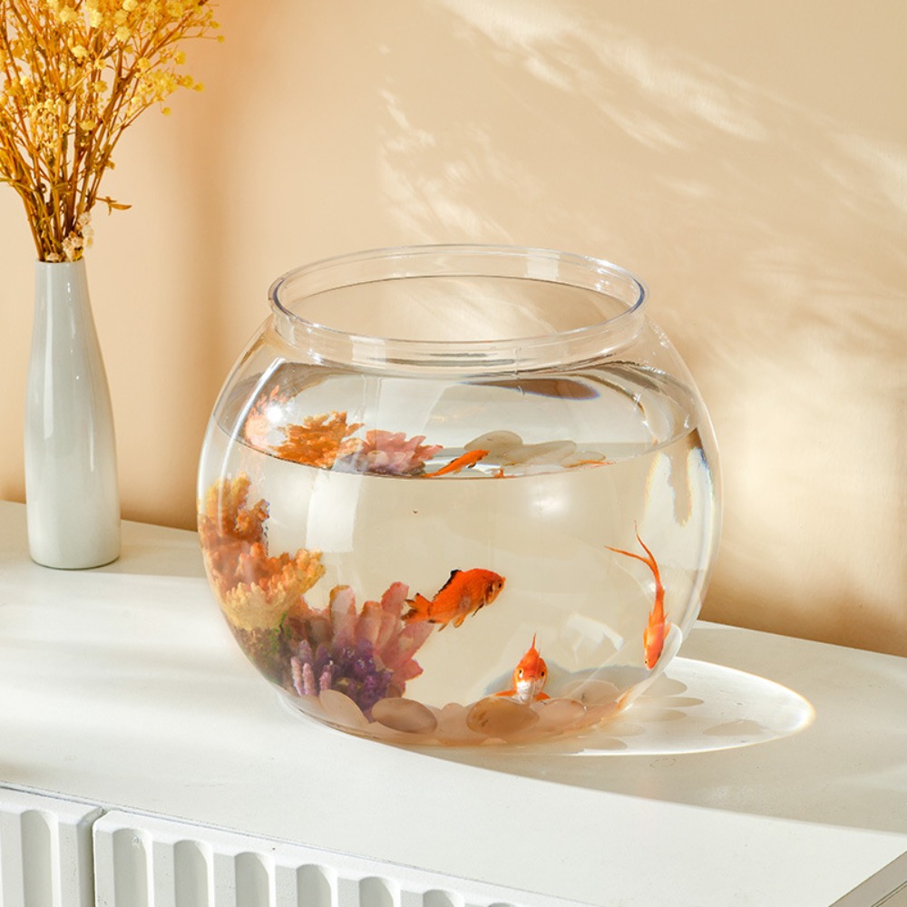 Aquário de mesa transparente e - Aquarium Goldfish avaliação e preço