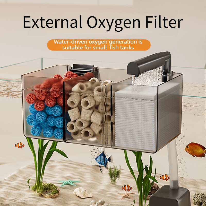 Caixa de filtro de aquário peq - Box Fish In Aquarium avaliação e preço
