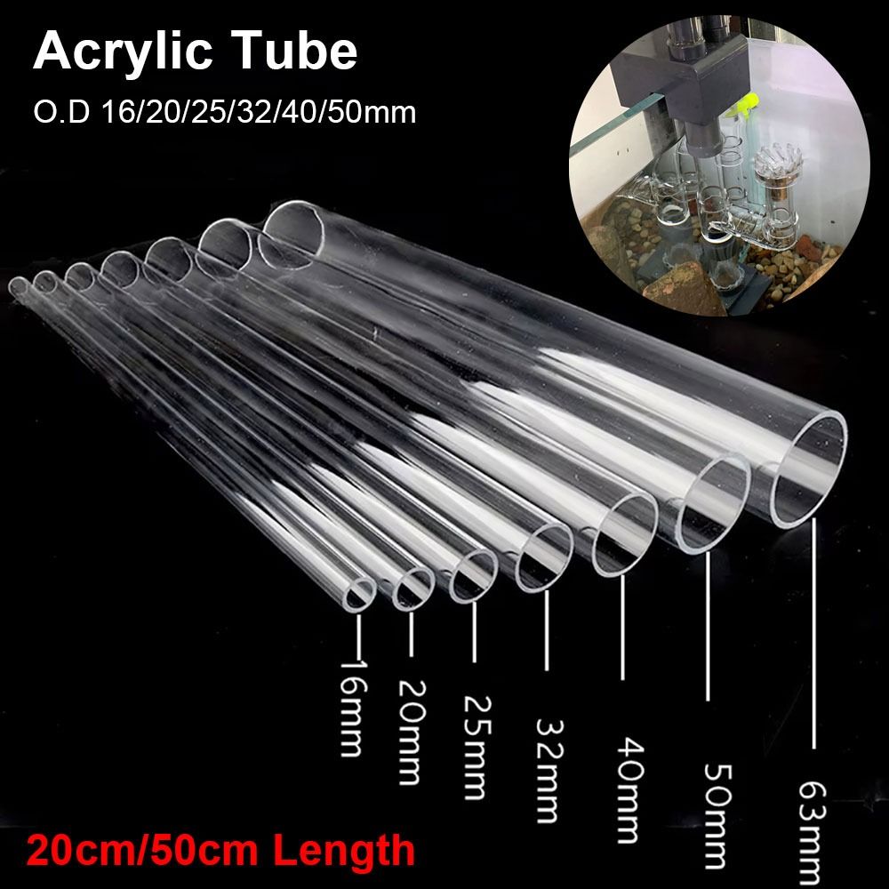 1 Peça Tubo Acrílico Transpare - Aquarium Fish And Supplies avaliação e preço