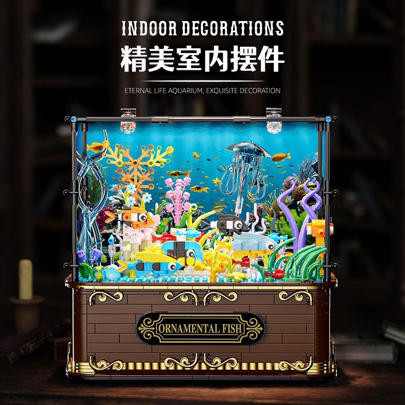 Jiqi 1115 Blocos de Montar de  - Aquarium Fish Lego avaliação e preço
