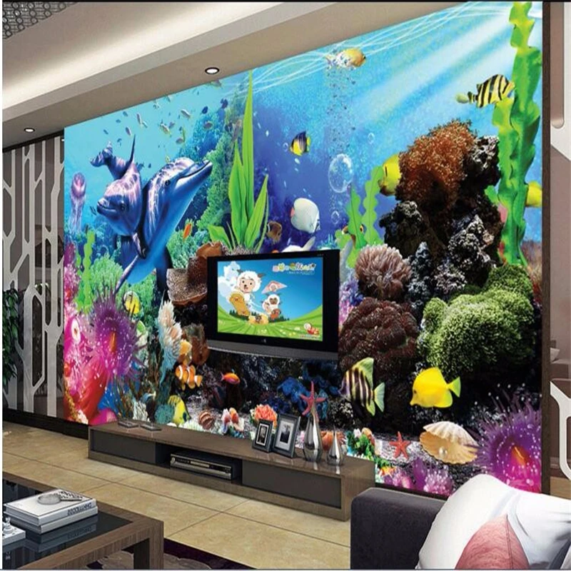 Papel de Parede 3D Personaliza - Aquarium Fish Live Wallpaper avaliação e preço