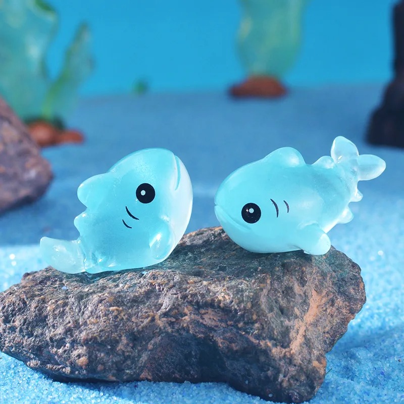 4 peças de Ornamento Luminoso  - Aquarium Fish Shark avaliação e preço