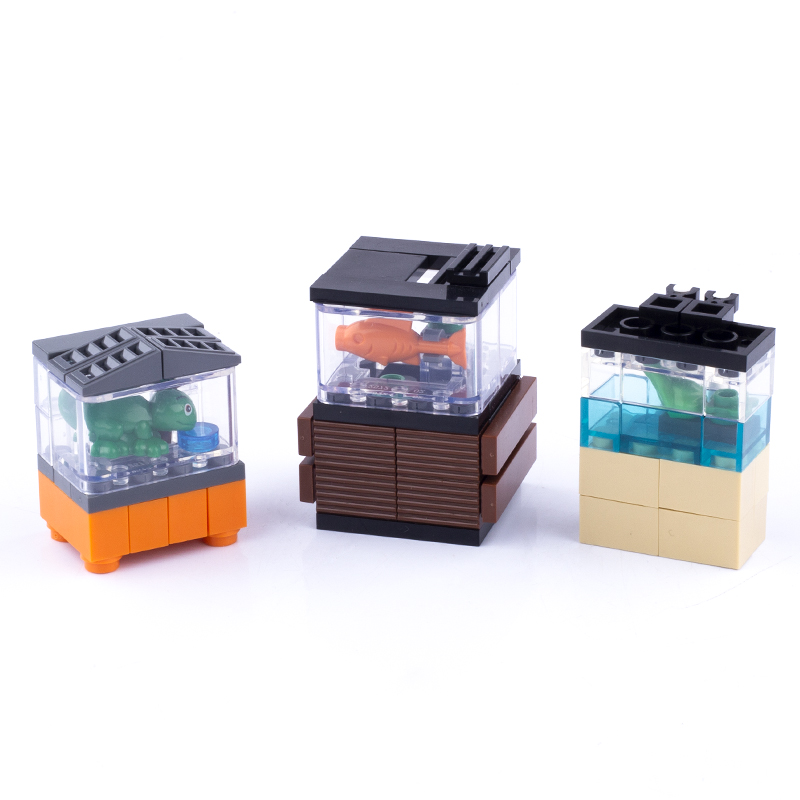 Moc cidade casa móveis blocos  - Aquarium Fish Lego avaliação e preço