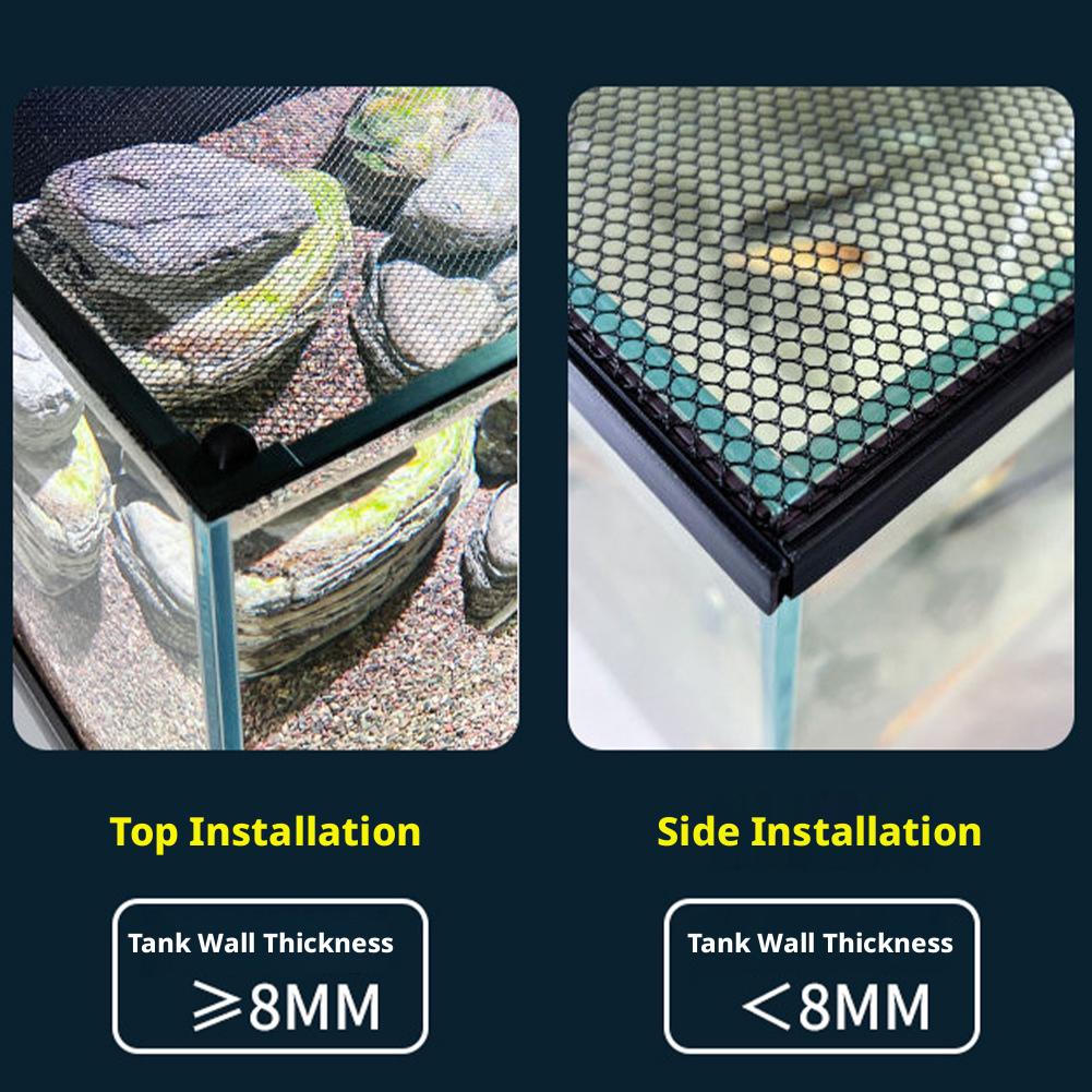 Tela de proteção magnética par - Aquarium Fish Jump Guard avaliação e preço