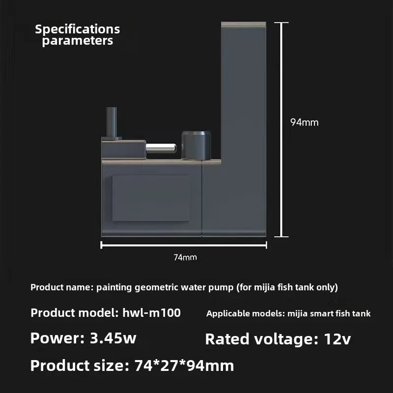 1 peça para xiaomi mijia aquár - Fish Tank Filter Aquarium avaliação e preço