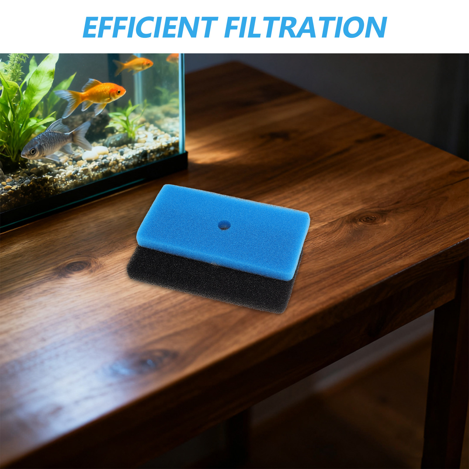2 Peças de Almofadas de Filtro - Fish Tank Filter Aquarium avaliação e preço