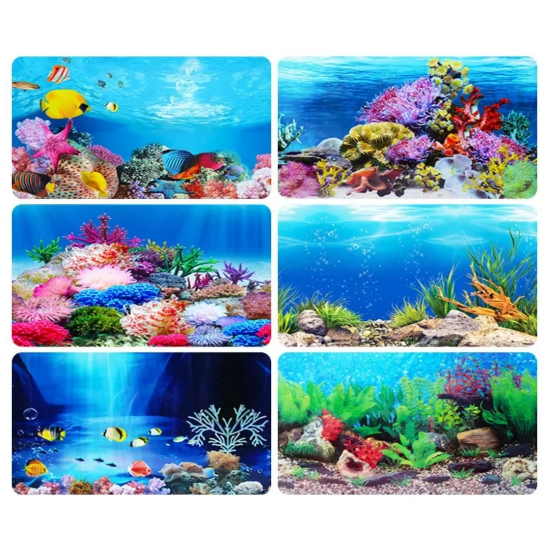 Fundo aquário 3d adesivo carta - Aquarium Fish Tank Price avaliação e preço