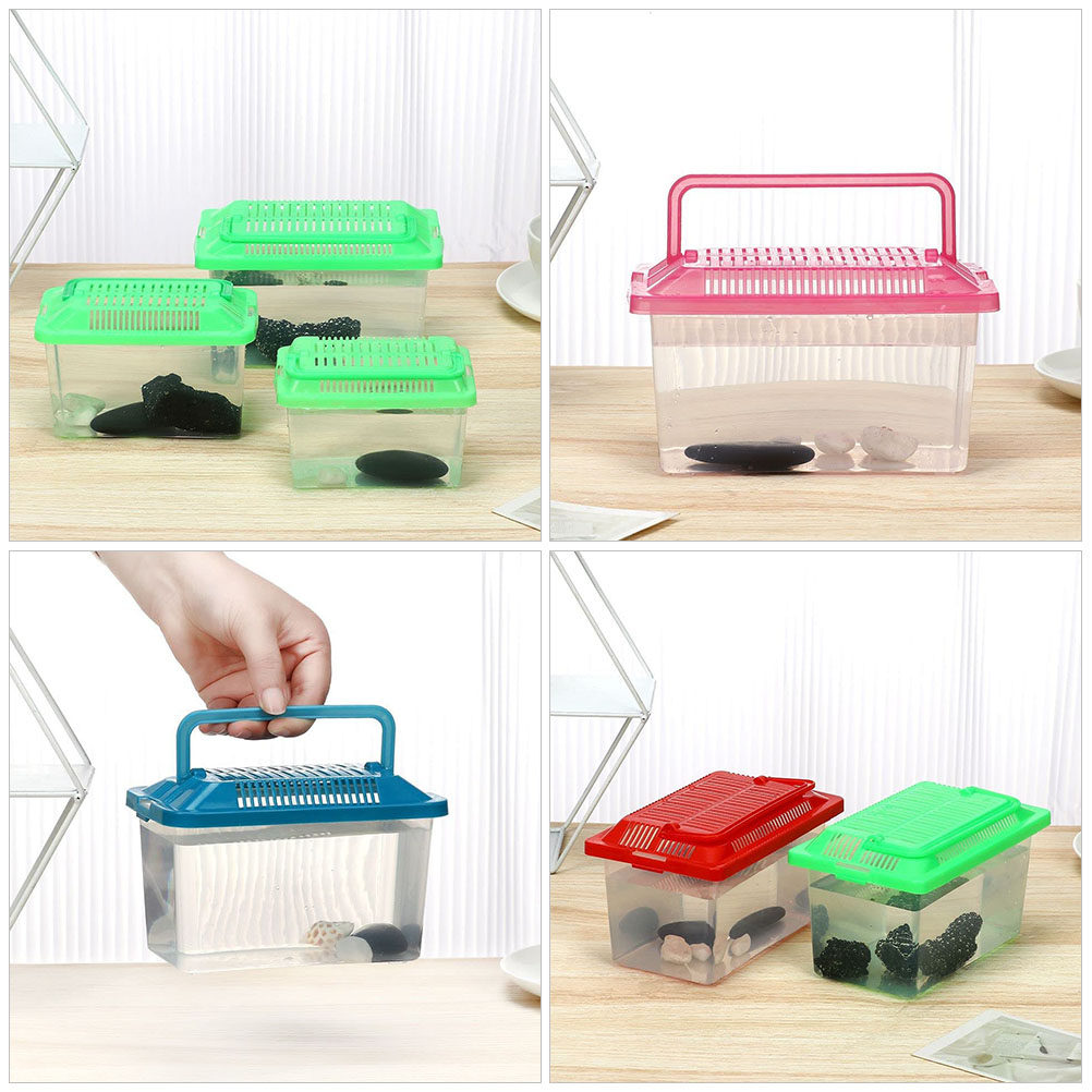 Aquário Portátil Transparente  - Box Fish In Aquarium avaliação e preço
