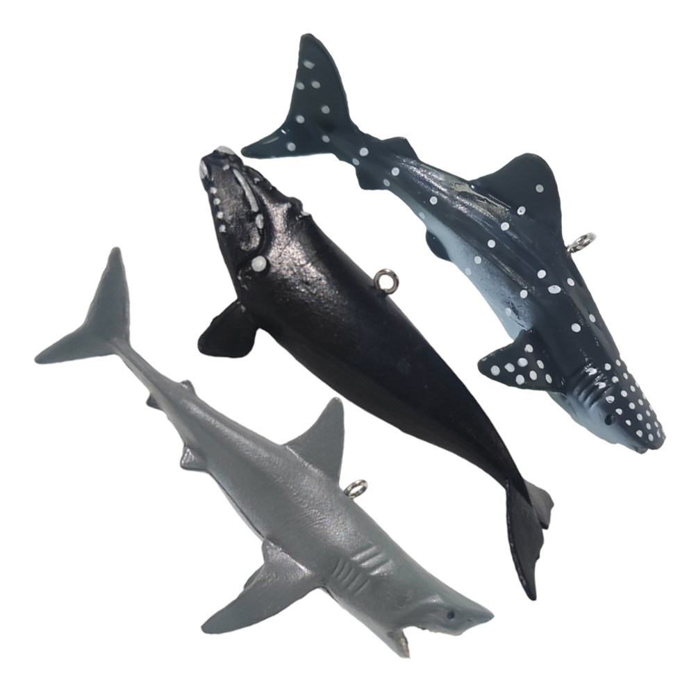 3 Peças de Ornamento de Aquári - Aquarium Fish Shark avaliação e preço