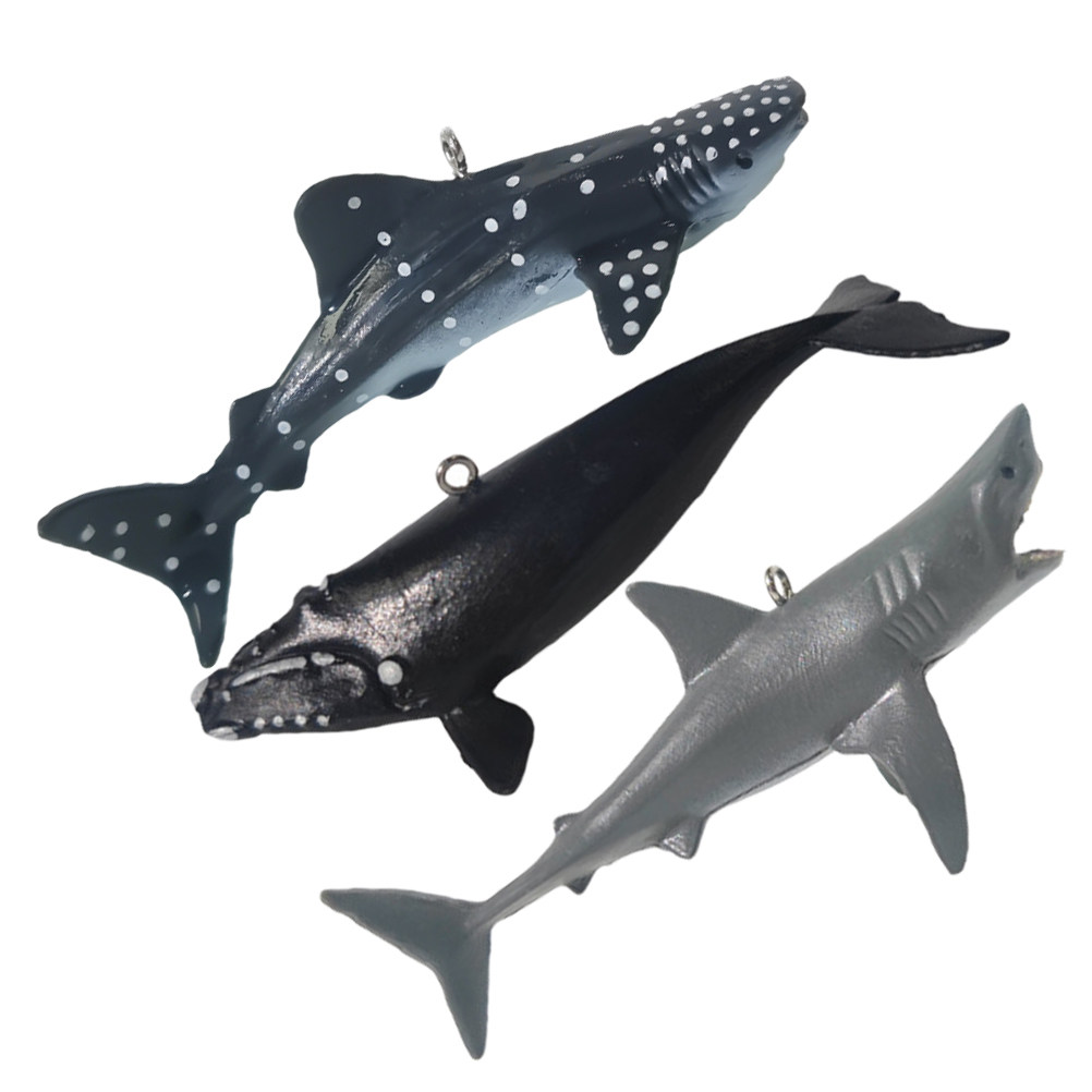 3 Peças de Ornamento de Aquári - Aquarium Fish Shark avaliação e preço