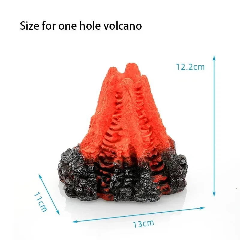 Nova forma de vulcão decoração - Aquarium Fish Tank Price avaliação e preço