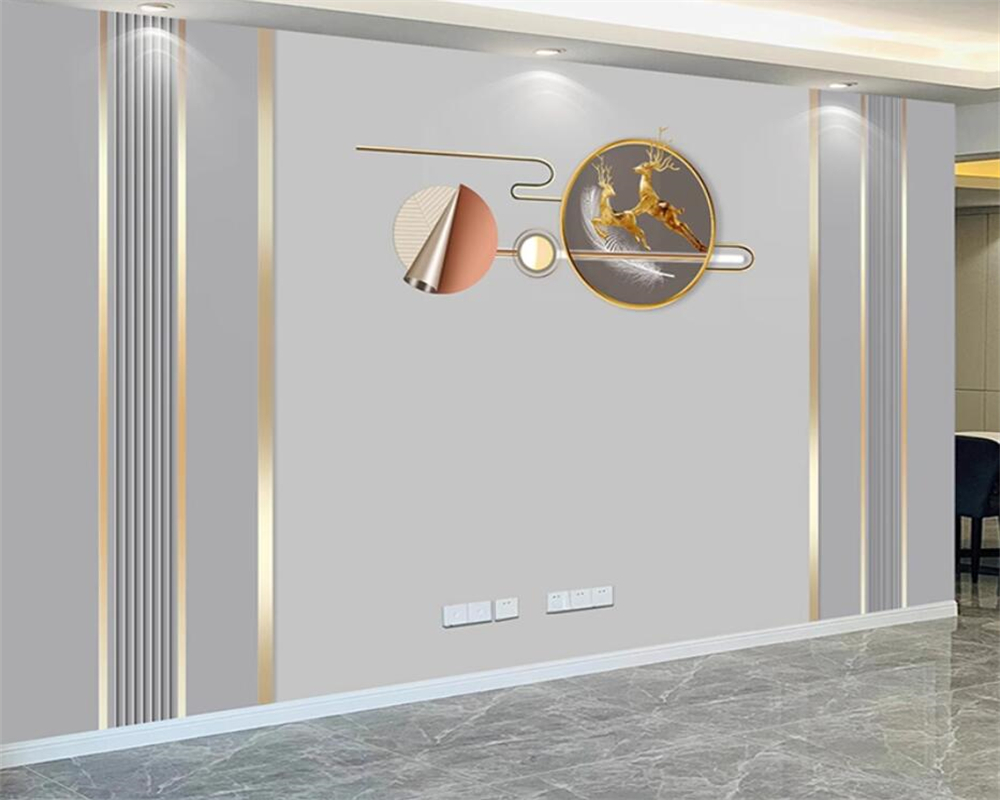 Beibehang personalizado modern - Background Film 3D avaliação e preço