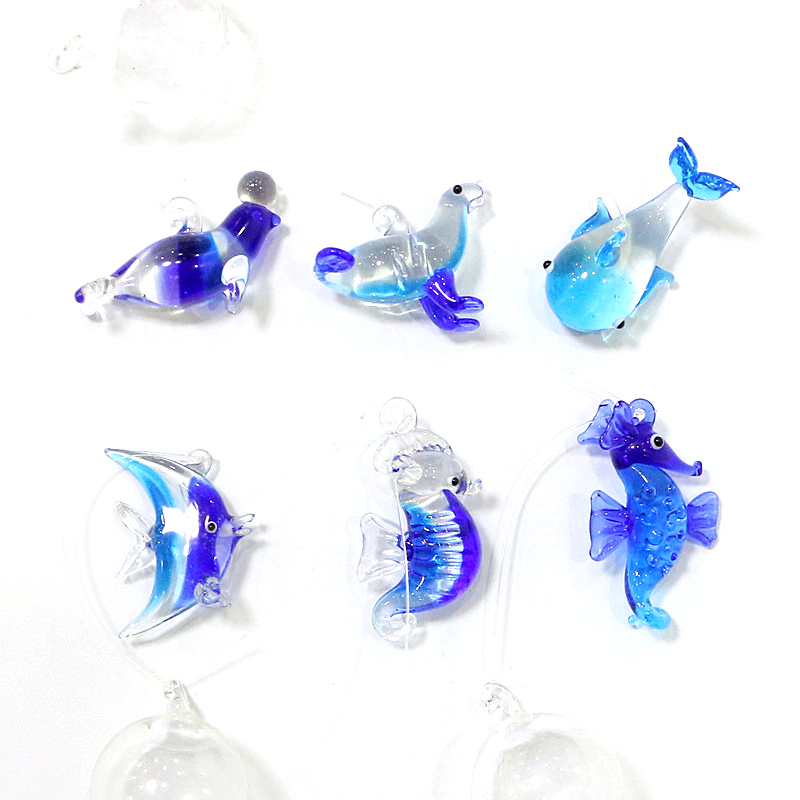 Pingente de Vidro Flutuante de - Aquarium Fish Shark avaliação e preço