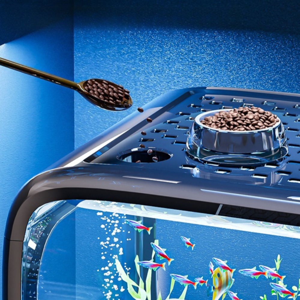 Transparente luxo tanque de pe - Aquarium Goldfish avaliação e preço