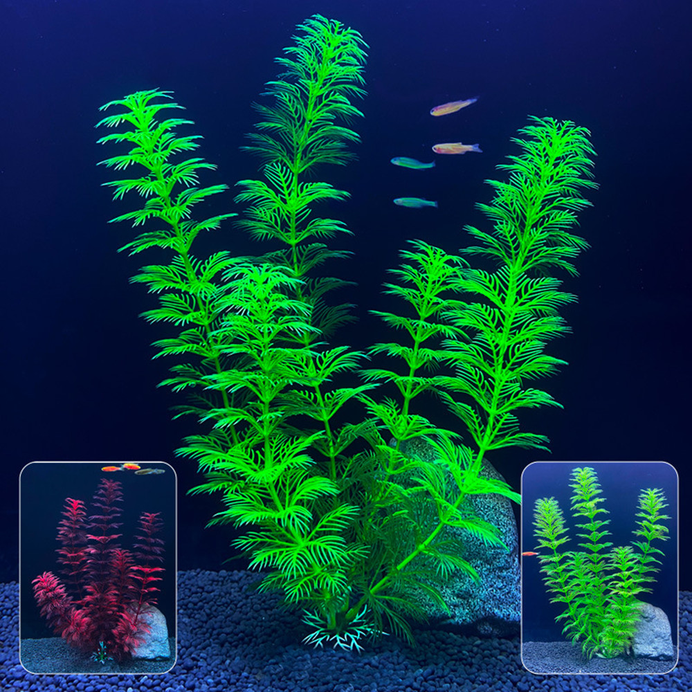 Plantas Artificiais para Aquár - Aquarium Fish Tank Price avaliação e preço