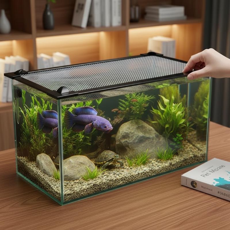 Tela Magnética Anti-Salto para - Aquarium Fish Jump Guard avaliação e preço