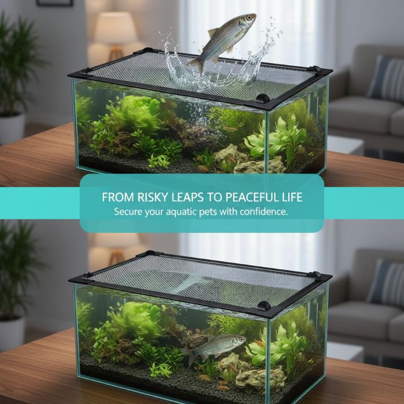 Tela Magnética Anti-Salto para - Aquarium Fish Jump Guard avaliação e preço