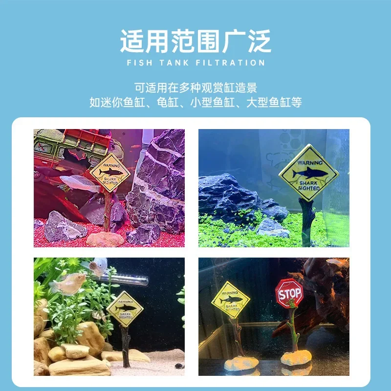 Ornamentos decorativos de aquá - Aquarium Fish Shark avaliação e preço